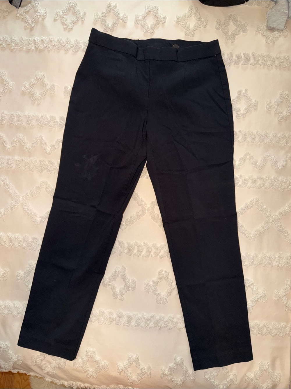 Briggs New York Black Straight-Leg Dress Trousers